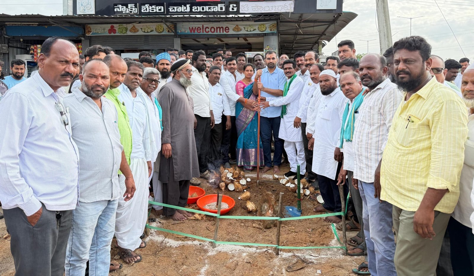 బాడాపహాడ్ కమాన్ నిర్మాణానికి భూమి పూజ కార్యక్రమం
