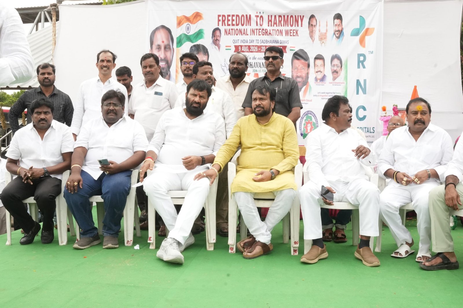 సద్భావన ర్యాలీలో కూన శ్రీశైలం గౌడ్