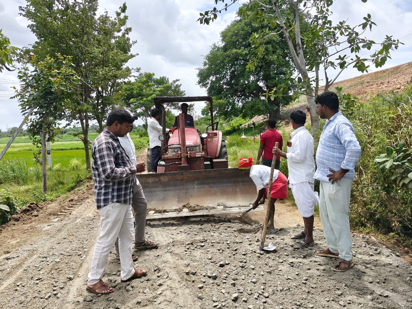 ఉప్పరపల్లి–బీవీపేట రహదారి మరమ్మతు పనులు