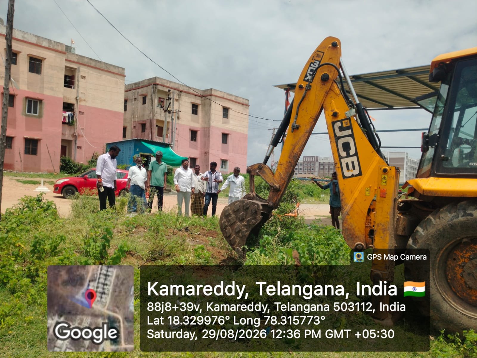 దేవునిపల్లి 2BHK కాలనీలో పారిశుధ్య పనులు