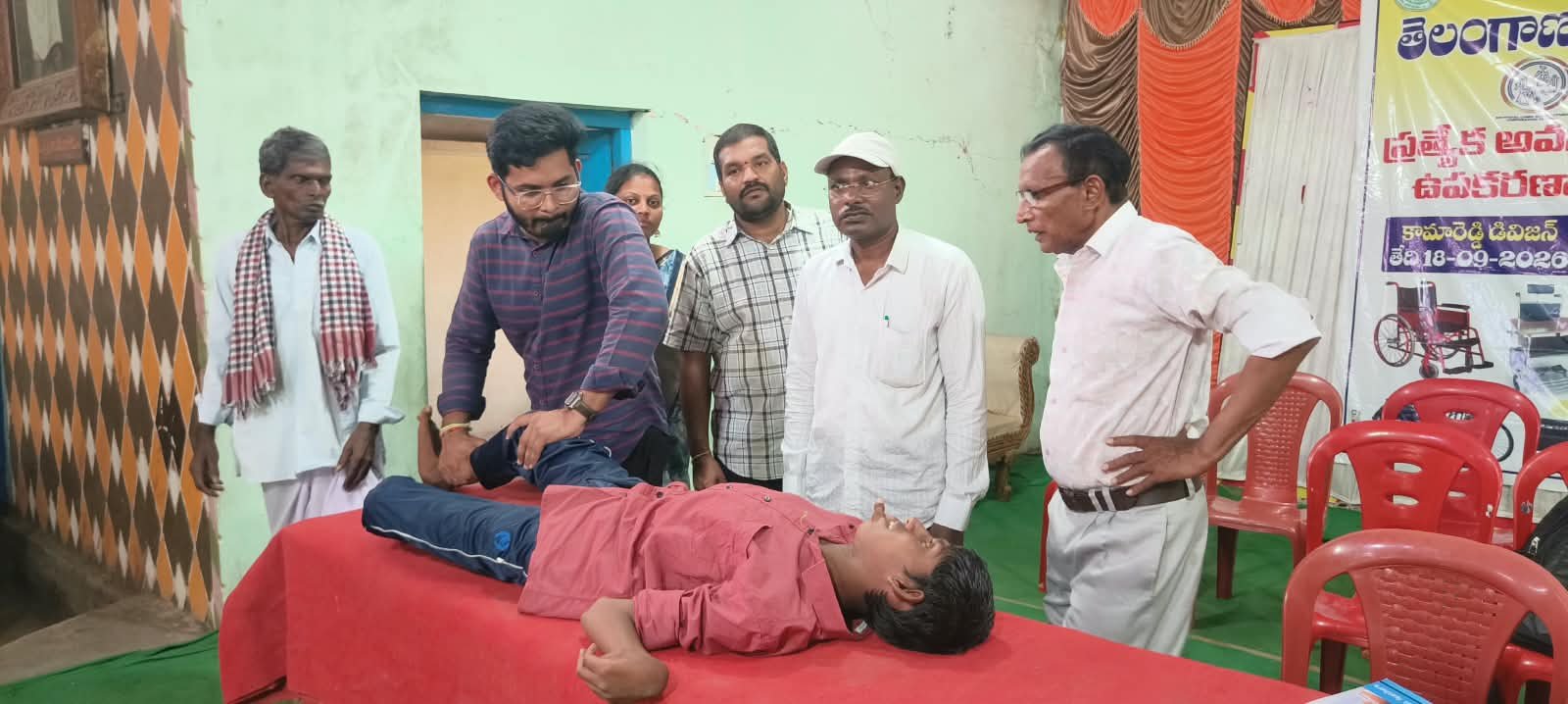 ఎల్లారెడ్డిలో దివ్యాంగ విద్యార్థులకు సహాయ ఉపకరణాల గుర్తింపు శిబిరం