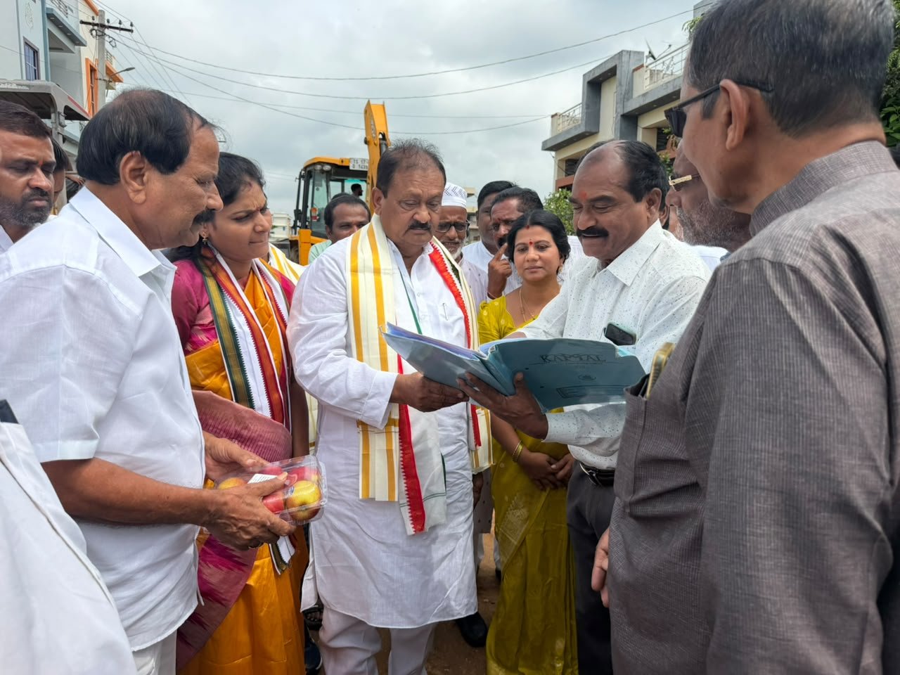 కామారెడ్డి అభివృద్ధి పనులకు సంబంధించిన కార్యక్రమంలో మహమ్మద్ అలీ షబ్బీర్