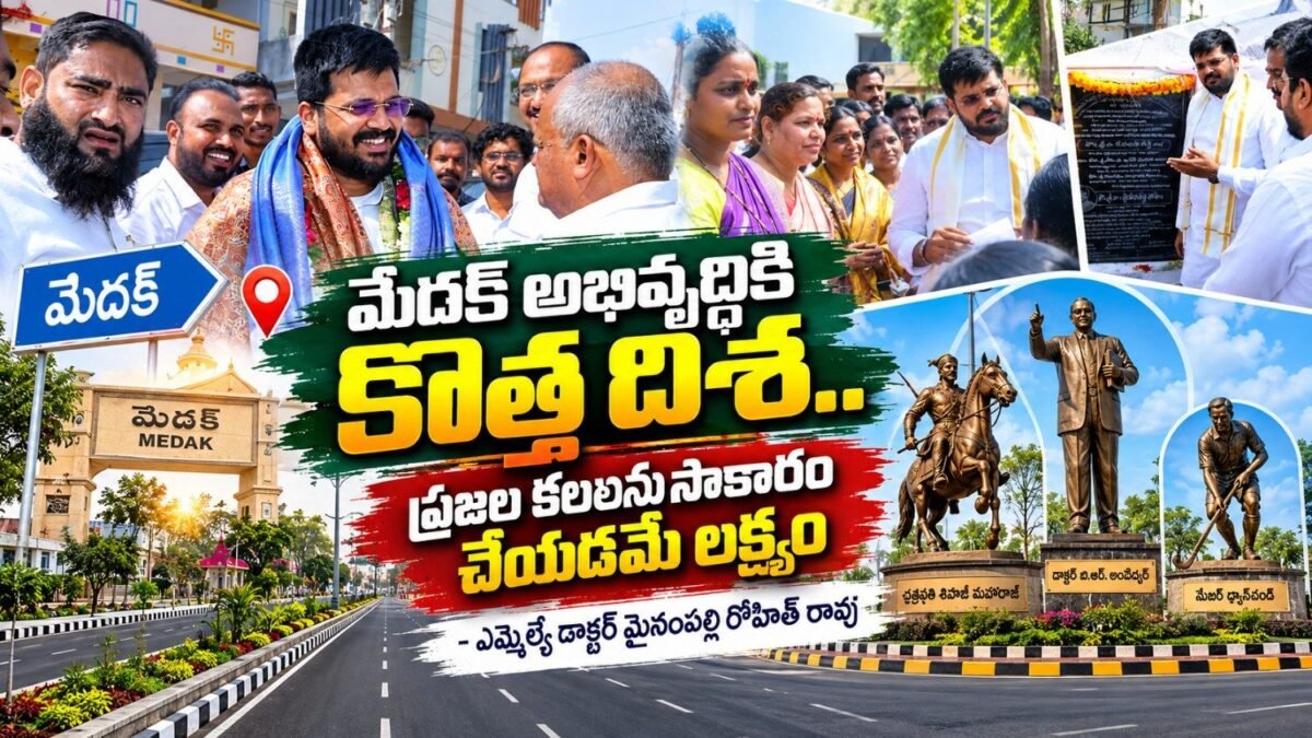 మెదక్ అభివృద్ధికి కొత్త దిశపై ఎమ్మెల్యే మైనంపల్లి రోహిత్ రావు వ్యాఖ్యలు